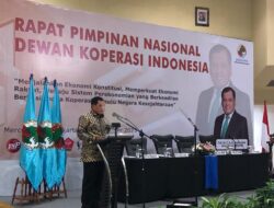 Dalam Rapat Pimpinan Nasional, Ketua Dekopin Nurdin Halid Membahas Sorotan terhadap Peraturan Hukum Koperasi