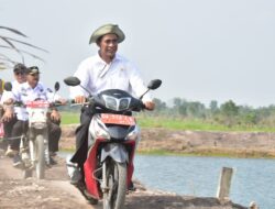 Menutup ke lapangan, Mentan Amran berencana untuk merubah 200 ribu hektar lahan rawa di Kalsel menjadi sawah.