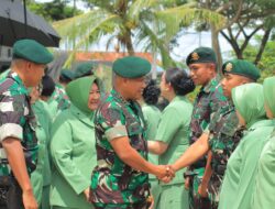 Panglima Komando Strategis TNI Angkatan Darat Mengunjungi Pasukan Penjaga Perbatasan Timur Indonesia