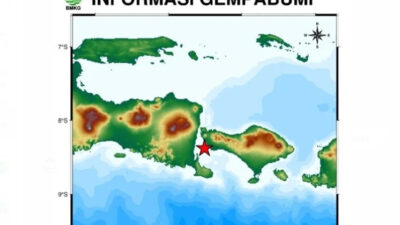 Gempa Magnitudo 4,1 Mengguncang Bali dan Banyuwangi di Jawa Timur, BMKG Mendata 15 Gempa Susulan