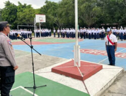 Kapolres PPU Mendorong Para Perwira untuk Mencegah Bullying di Sekolah melalui Pembinaan Upacara