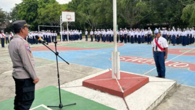 Kapolres PPU Mendorong Para Perwira untuk Mencegah Bullying di Sekolah melalui Pembinaan Upacara