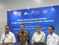 Kerjasama MRT Jakarta dengan Sojitz Corporation, Kontrak Senilai 4,2 Triliun Ditandatangani