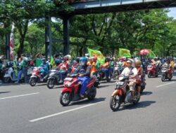 Buruh Menyebabkan Kemacetan di Jalan Ahmad Yani, Pengguna Jalan Merasa Tidak Nyaman