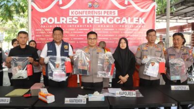 Geng Pencuri Toko Emas dari Berbagai Provinsi Ditangkap Saat Melakukan Aksi di Trenggalek