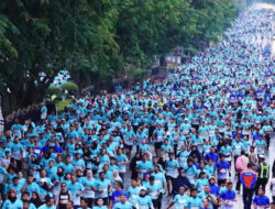 Event Lari Riau Bhayangkara Run Menjadi yang Terbesar di Pekanbaru