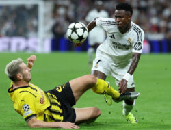 Real Madrid Melawan Jeruji Setelah Ketinggalan 2 Gol dari Dortmund